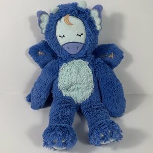 Slumberkins Limited Edition Jade Dragon Plush Celestial Blue Stuffed Animal